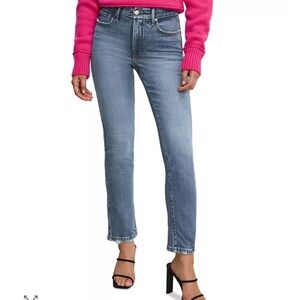Good American Good Legs Straight Jeans in Indigo 746